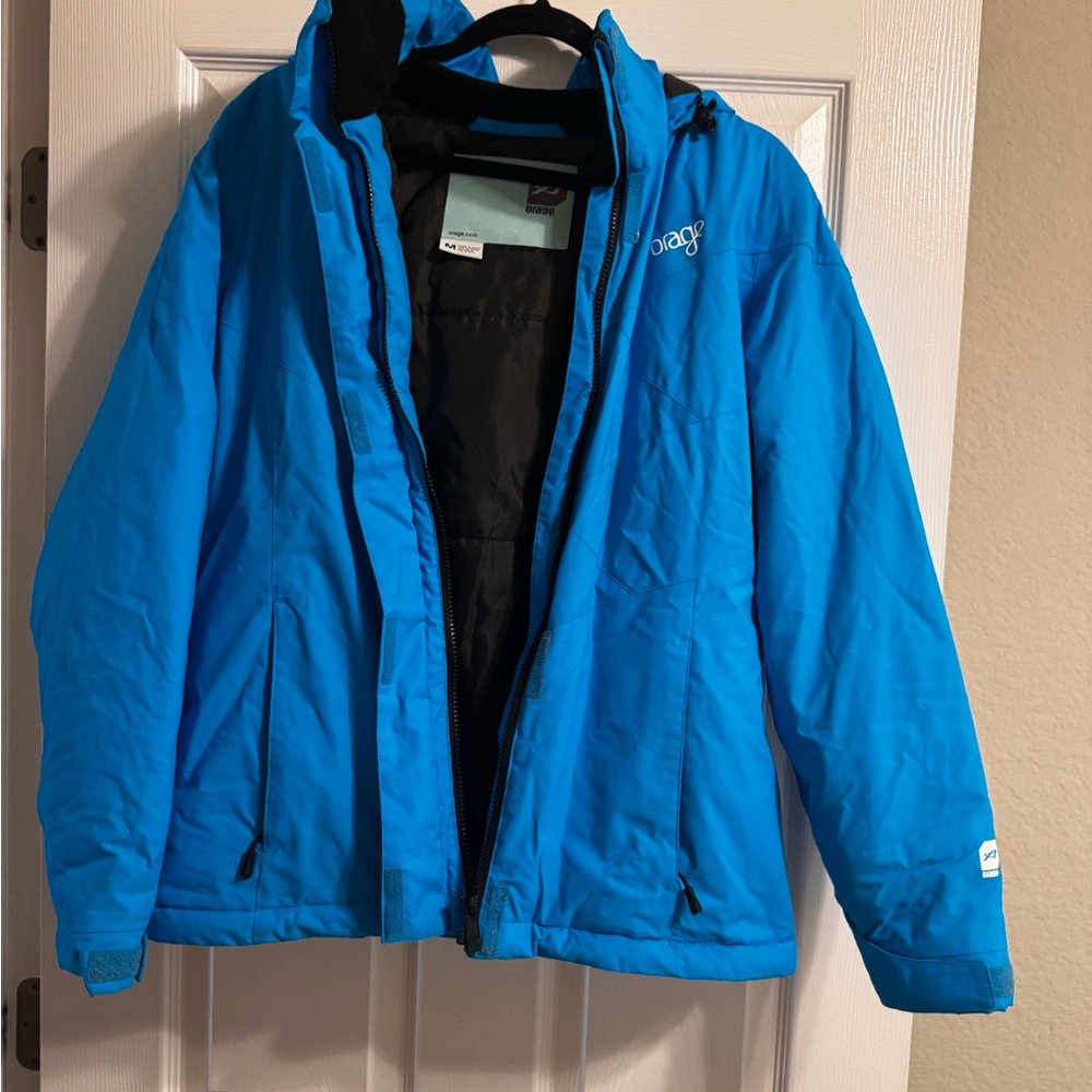 Orage Ski/Snowboard Coat Medium - Bright Blue Jacket